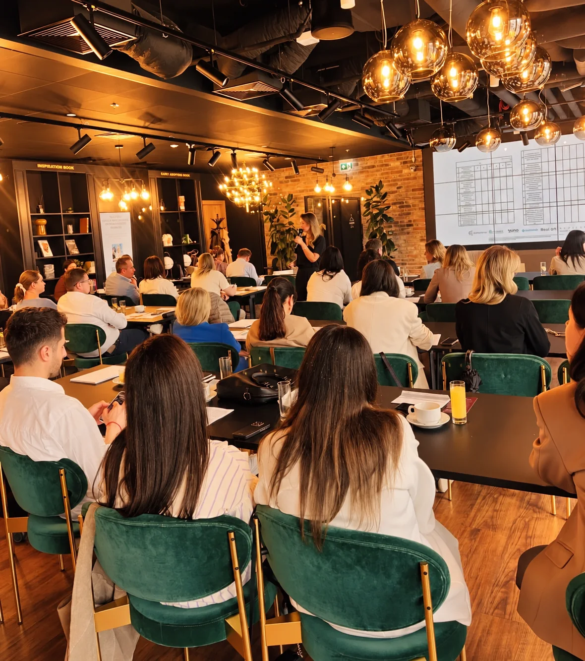 A full room during an Akademia Biznesu session